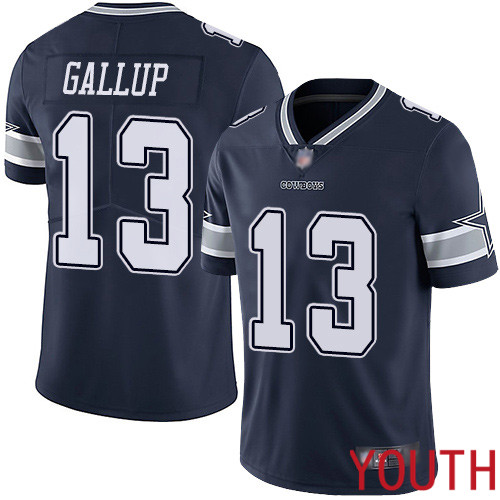 Youth Dallas Cowboys Limited Navy Blue Michael Gallup Home #13 Vapor Untouchable NFL Jersey->dallas cowboys->NFL Jersey